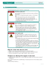 Предварительный просмотр 68 страницы Sav 244.70 Operating Instructions Manual