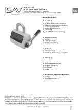 Preview for 2 page of Sav 531.01 P Operating Instructions Manual