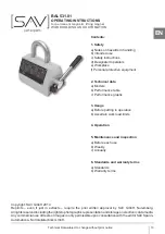 Preview for 12 page of Sav 531.01 P Operating Instructions Manual