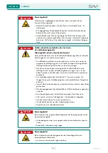 Preview for 20 page of Sav NEO 1200 Operating Instructions Manual