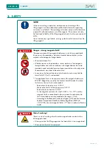 Preview for 34 page of Sav NEO 1200 Operating Instructions Manual