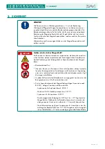 Preview for 8 page of Sav SAV 220.76 Operating Instructions Manual