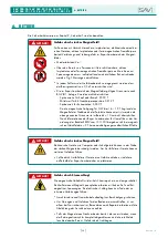 Preview for 30 page of Sav SAV 220.76 Operating Instructions Manual