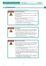 Preview for 35 page of Sav SAV 220.76 Operating Instructions Manual