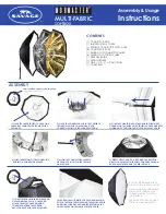 Savage MODMASTER MULTI-FABRIC SOFTBOX Assembly & Usage Instructions preview