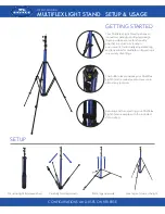 Preview for 1 page of Savage MULTIFLEX LIGHT STAND Setup & Usage