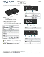 Savant HCX-1010 Quick Reference Manual preview