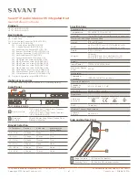 Preview for 1 page of Savant HST-STUDIO46-2CH-00 Quick Reference Manual