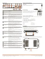 Preview for 2 page of Savant PAV-VOMVP1F2 Series Quick Reference Manual