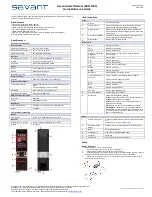 Savant Select SSR-1000 Quick Reference Manual preview