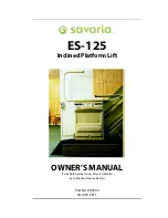 Savaria ES-125 Owner'S Manual preview