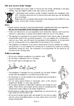 Предварительный просмотр 5 страницы Savaria GN140 Instruction Booklet