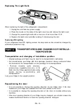 Предварительный просмотр 11 страницы Savaria GN140 Instruction Booklet