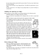 Preview for 6 page of Savaria GN312 Instruction Booklet