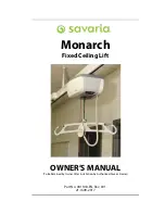 Предварительный просмотр 1 страницы Savaria Monarch Owner'S Manual