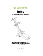 Savaria Roby Owner'S Manual preview