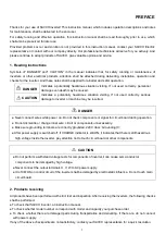 Preview for 3 page of Savch S100 Series User Manual