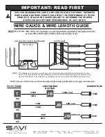 Предварительный просмотр 4 страницы Savi -MELODY P Installation And User Manual