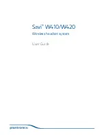 Preview for 1 page of Savi W410 User Manual