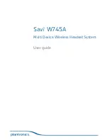 Preview for 1 page of Savi W745A User Manual