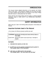 Preview for 3 page of Savin 9950DP Operating Instructions Manual