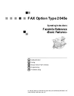 Savin Aficio 2045e Operating Instructions Manual preview