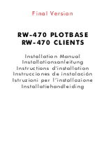 Предварительный просмотр 1 страницы Savin RW-470 Clients Installation Manual