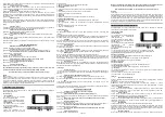 Предварительный просмотр 3 страницы Savio CA-04 User Manual & Warranty