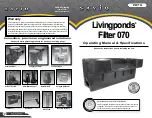 Preview for 1 page of Savio Livingponds 070 Operating Manual & Specifications