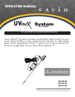 Предварительный просмотр 1 страницы Savio UVinex SUV050A Operating Manual