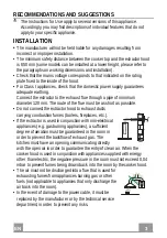 Preview for 3 page of Savo RH-9709-W Instruction Manual