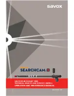 Savox SearchCam 3000 Operation And Maintenance Manual preview