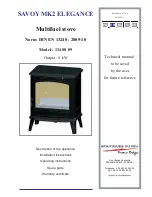 Savoy MK2 ELEGANCE 134 08 09 Installation Instructions Manual preview