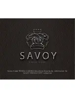 Preview for 1 page of Savoy RONDA 4220B Instructions & Warranty Information