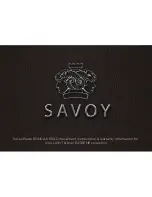 Savoy RONDA 6004.D User Manual preview