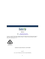 Предварительный просмотр 10 страницы Savvy SavvyLevel User Manual