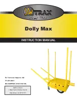 Preview for 1 page of SAW TRAX Dolly Max Instruction Manual