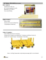 Preview for 9 page of SAW TRAX Shuttle Dolly Instruction Manual