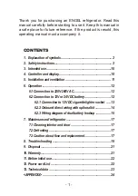 Предварительный просмотр 2 страницы SAWAFUJI ELECTRIC Engel MT45F-G4NCD-V Owner'S Manual