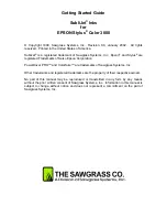 Preview for 3 page of Sawgrass SubliJet Getting Started Manual