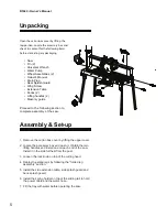 Preview for 5 page of Sawmaster R1040 Owner'S Manual