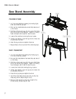 Preview for 7 page of Sawmaster R1040 Owner'S Manual