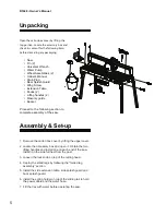 Предварительный просмотр 6 страницы Sawmaster R1048 Owner'S Manual