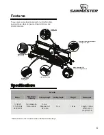 Предварительный просмотр 7 страницы Sawmaster R1048 Owner'S Manual