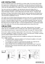 Предварительный просмотр 21 страницы Sawo ARI CUBOS CUB3-45NB Handbuch Manual