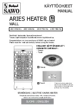 Preview for 1 page of Sawo ARIES ARI3-45Ni-WL Manual