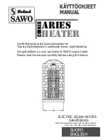 Preview for 1 page of Sawo Aries Corner Manual