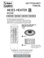 Preview for 1 page of Sawo ARIES ROUND ARI3-45Ni Manual