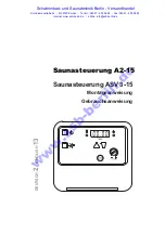 Sawo ASV 3-15 Assembling And Operating Instructions preview