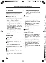 Предварительный просмотр 6 страницы Sawo ASV 3 Assembling Instructions Operating Instructions